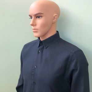 Versace Authentic Men's Blue Dress Shirt Size: 41